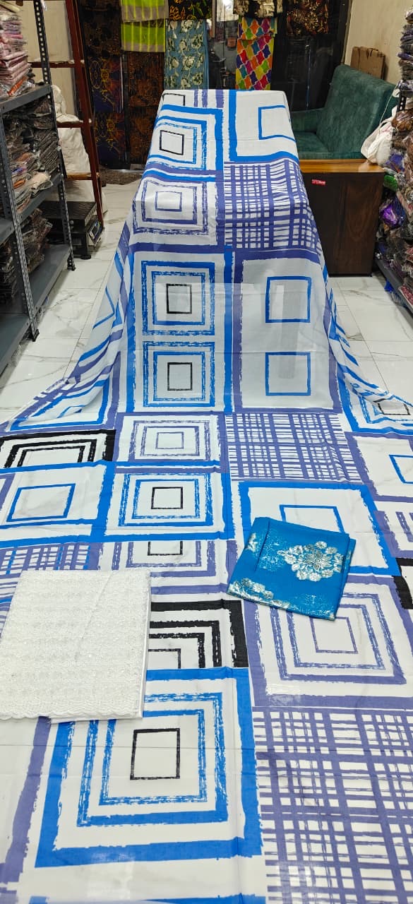 Blue and white Dirac