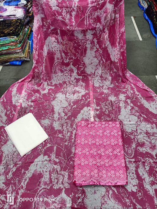 Halima Pink and white glitter Dirac