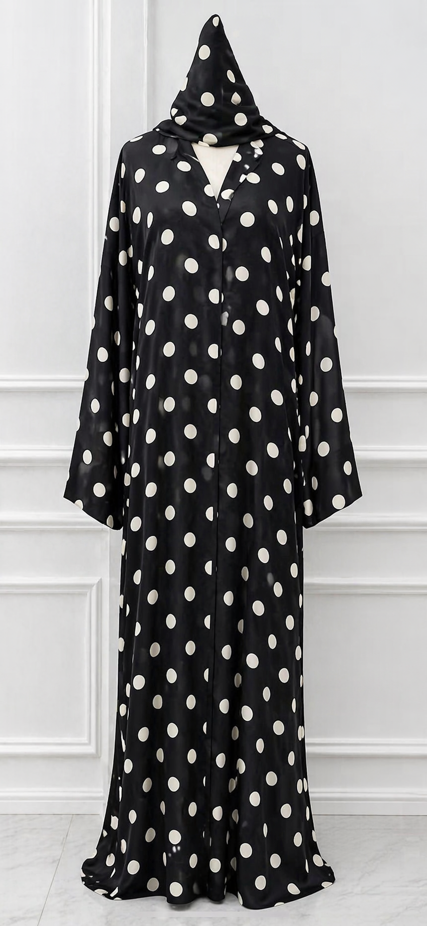 Jiddah Polka Abaya – Classic
