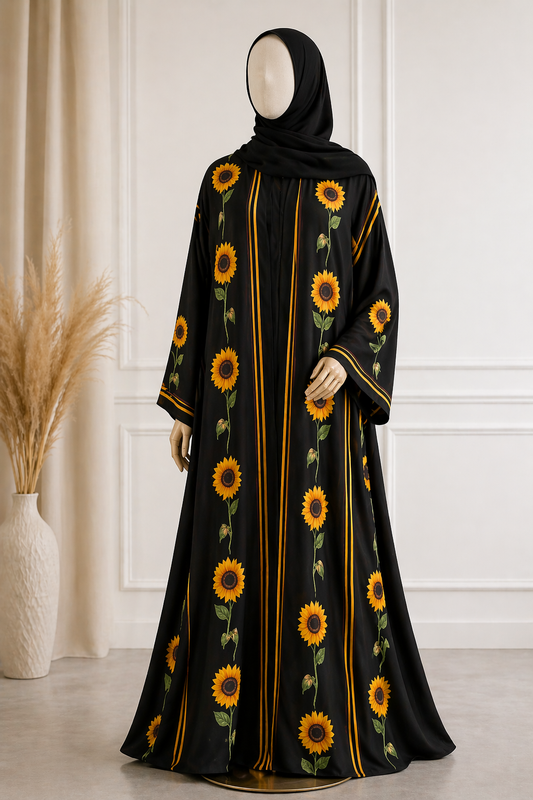Sunflower Luxe Abaya